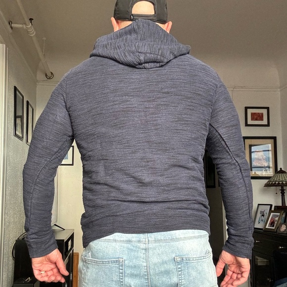 Jack & Jones Shelby Navy Hoodie - Picture 9 of 11